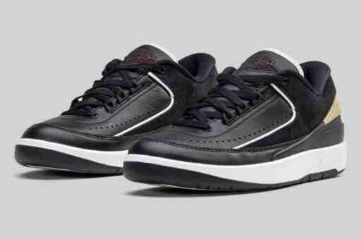 Air Jordan 2 Low, Air Jordan 2 - Air Jordan 2 Low "黑色/校服紅 "2024 年春季發佈