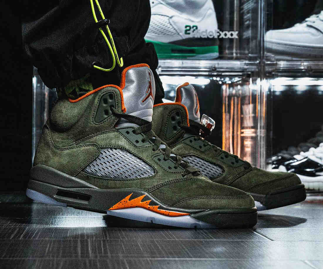 空氣喬丹 5 "橄欖色 "2024 年 3 月回歸 Nike, Air Jordan 5 Olive, Air Jordan 5, Air Jordan 4 - 空氣喬丹 5 "橄欖色 "2024 年 3 月回歸