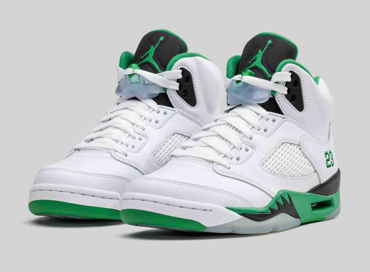 喬丹 5 "幸運綠 "2024 年 2 月發佈 Nike, Air Jordan 5 Lucky Green, Air Jordan 5, Air Jordan 1 - 喬丹 5 "幸運綠 "2024 年 2 月發佈