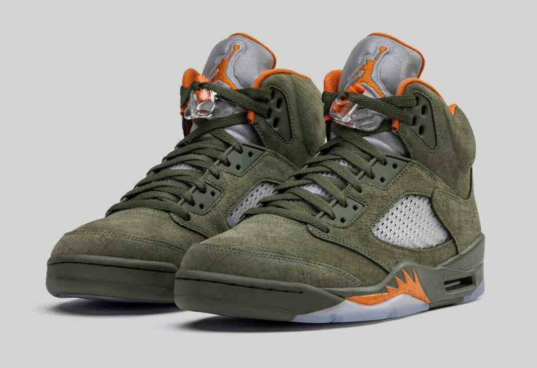 空氣喬丹 5 "橄欖色 "2024 年 3 月回歸 Nike, Air Jordan 5 Olive, Air Jordan 5, Air Jordan 4 - 空氣喬丹 5 "橄欖色 "2024 年 3 月回歸