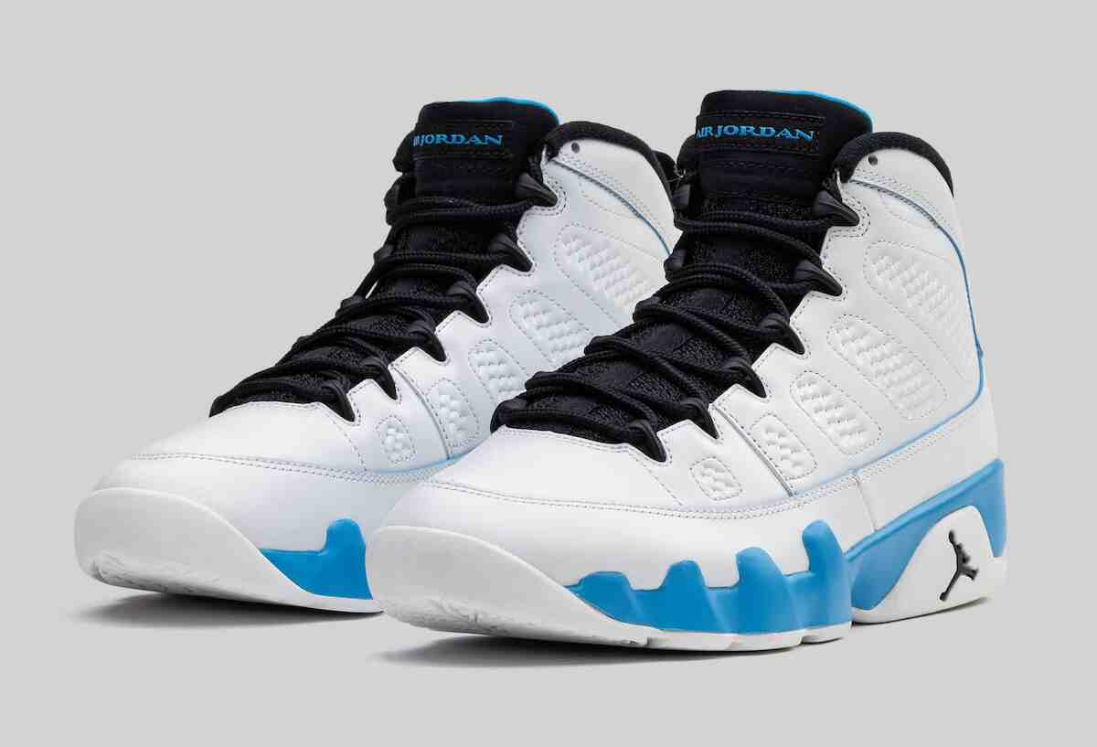 Air Jordan 9 "粉藍 "將於 2024 年 3 月回歸 Nike, Air Jordan 9 Powder Blue, Air Jordan 9, Air Jordan 4 - Air Jordan 9 "粉藍 "將於 2024 年 3 月回歸