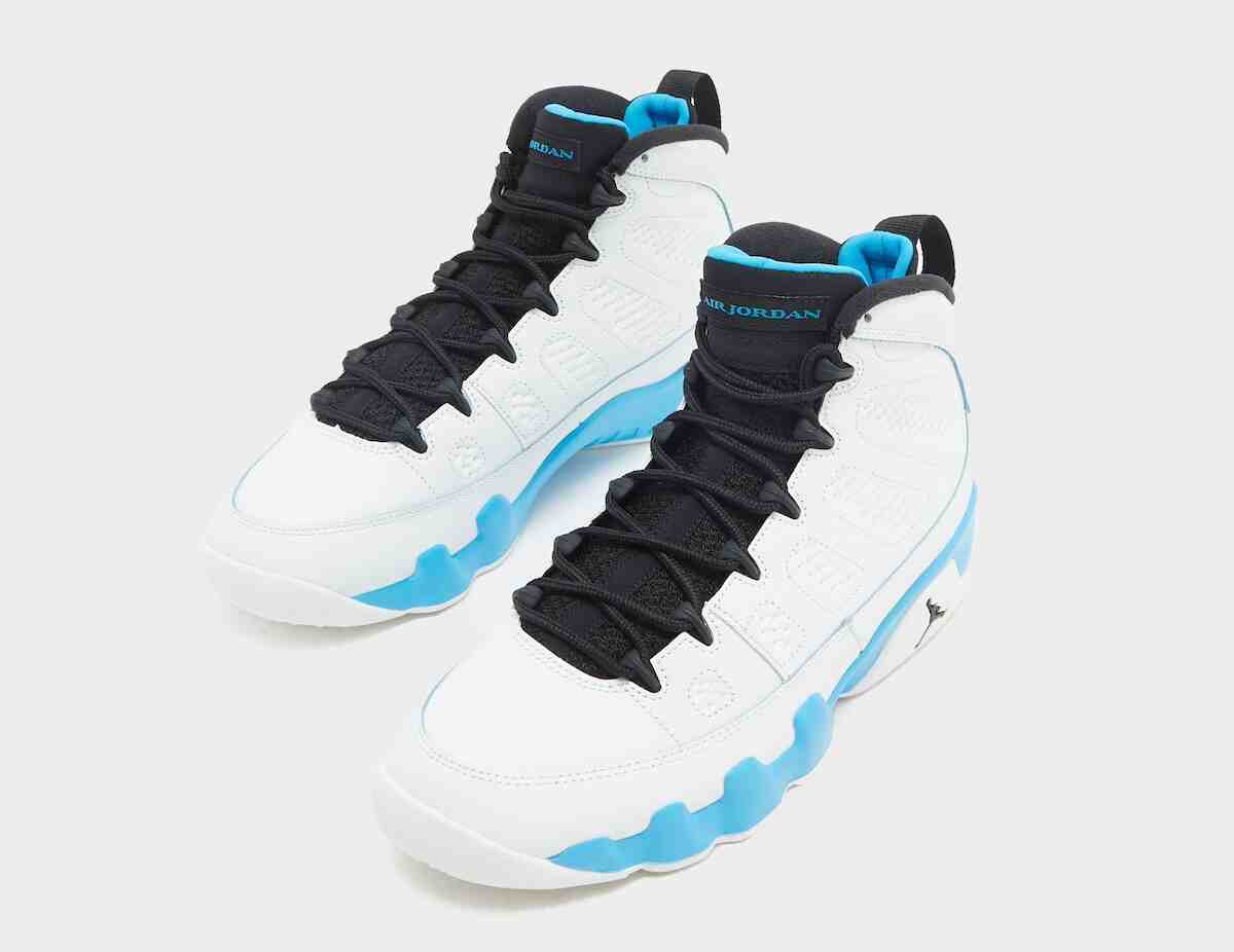 Air Jordan 9 "粉藍 "將於 2024 年 3 月回歸 Nike, Air Jordan 9 Powder Blue, Air Jordan 9, Air Jordan 4 - Air Jordan 9 "粉藍 "將於 2024 年 3 月回歸