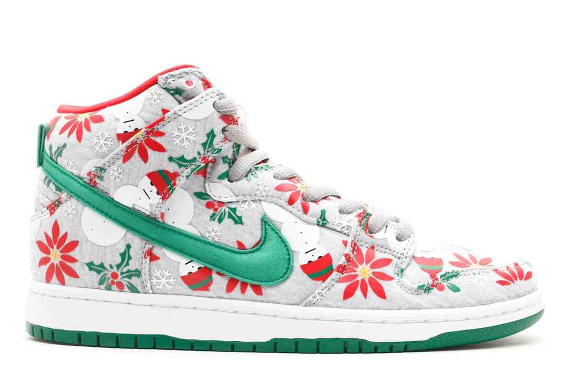 Nike SB Dunk Low, Nike SB Dunk High, Nike LeBron 9, Nike LeBron 8, Nike Kobe 8 - 15 款最佳聖誕運動鞋