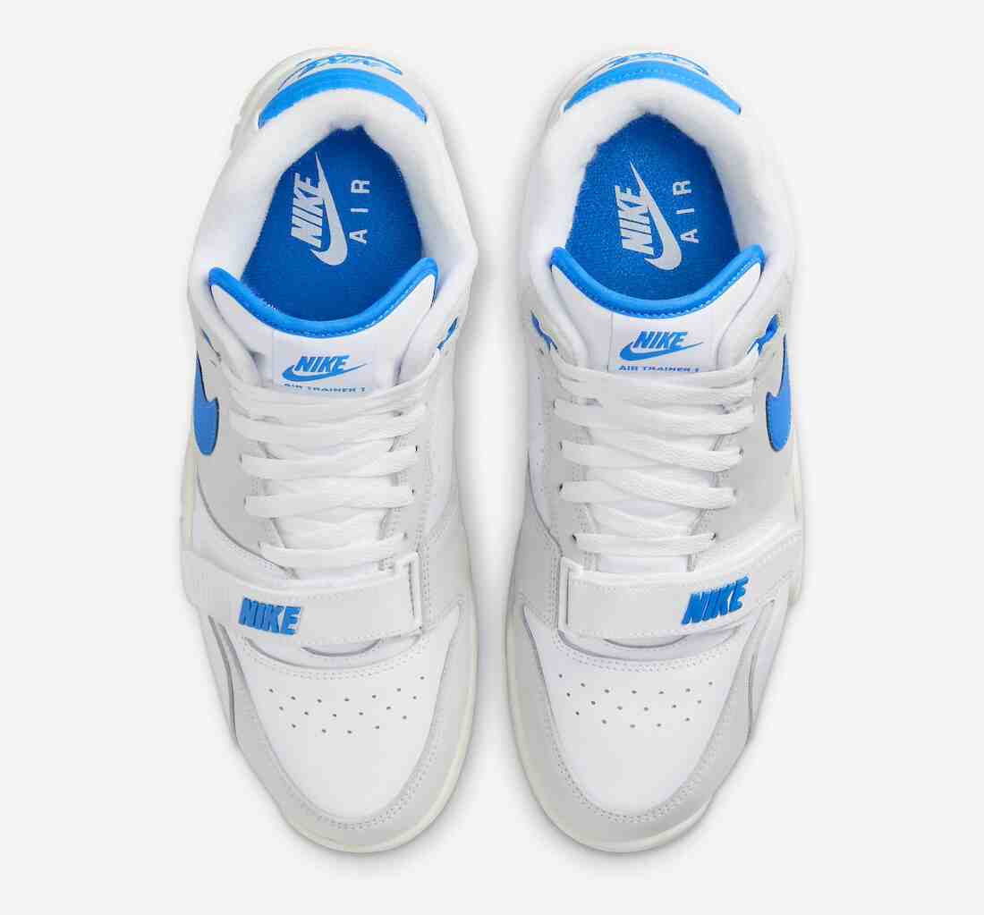 耐克 Air Trainer 1 "白色/照片藍 "現已上市 Nike Air Trainer 1, Nike - 耐克 Air Trainer 1 "白色/照片藍 "現已上市