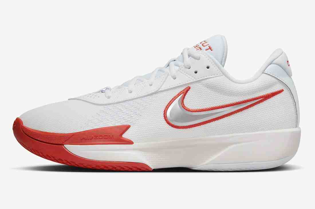 Nike Air Zoom GT Cut, Nike Air Zoom GT, Nike - 耐克 Air Zoom GT Cut 學院版 "高峰白/畢加索紅 "2024 年春季發佈