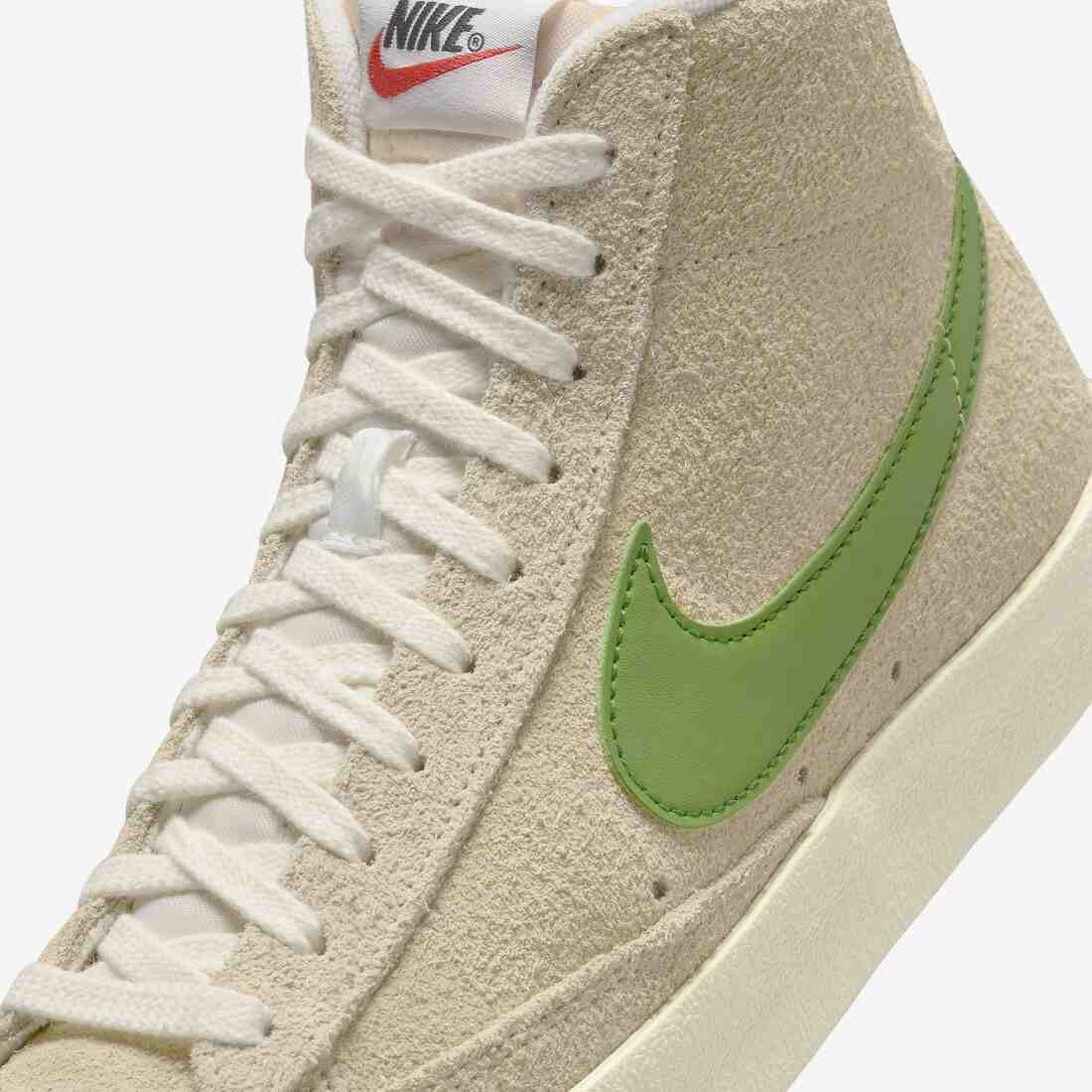 Nike Blazer Mid, Nike Blazer, Nike - Nike Blazer Mid '77 Vintage 有薄紗和葉綠素兩種顏色可供選擇