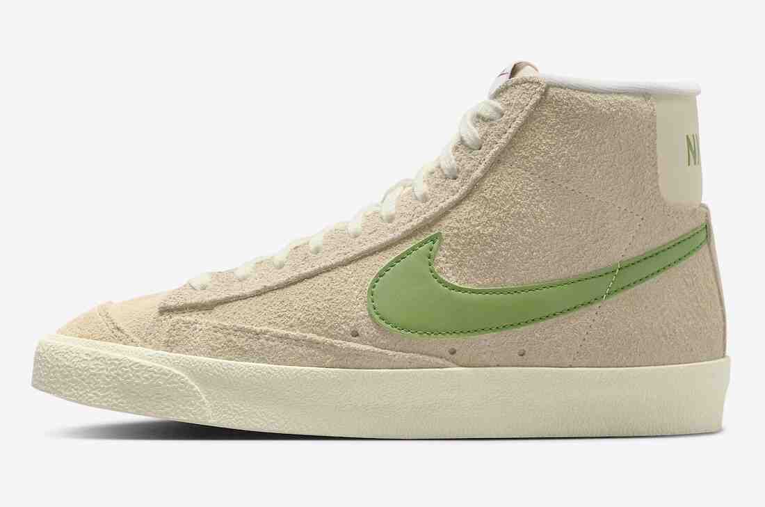 Nike Blazer Mid, Nike Blazer, Nike - Nike Blazer Mid '77 Vintage 有薄紗和葉綠素兩種顏色可供選擇