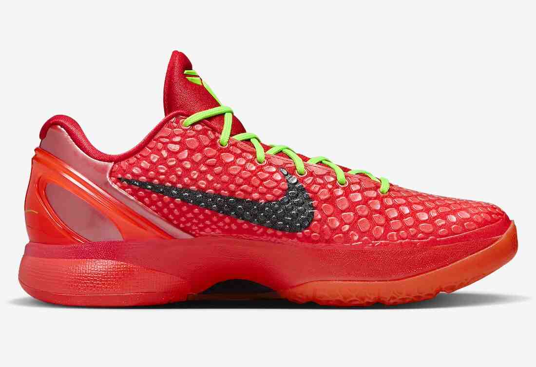 Nike Kobe 6 Protro, Nike Kobe 6 Grinch, Nike Kobe 6 - 耐克科比 6 Protro "反轉鬼靈精 "2023 年 12 月發佈