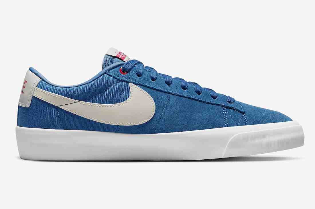 Nike SB Blazer Low GT, Nike SB Blazer Low, Nike - 格蘭特-泰勒的耐克 SB Blazer Low 鞋款 "宮廷藍 "登場