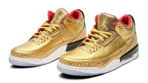 Spike Lee, Air Jordan 3 - 斯派克-李的 Air Jordan 3 "Gold Oscars" PE 拍賣