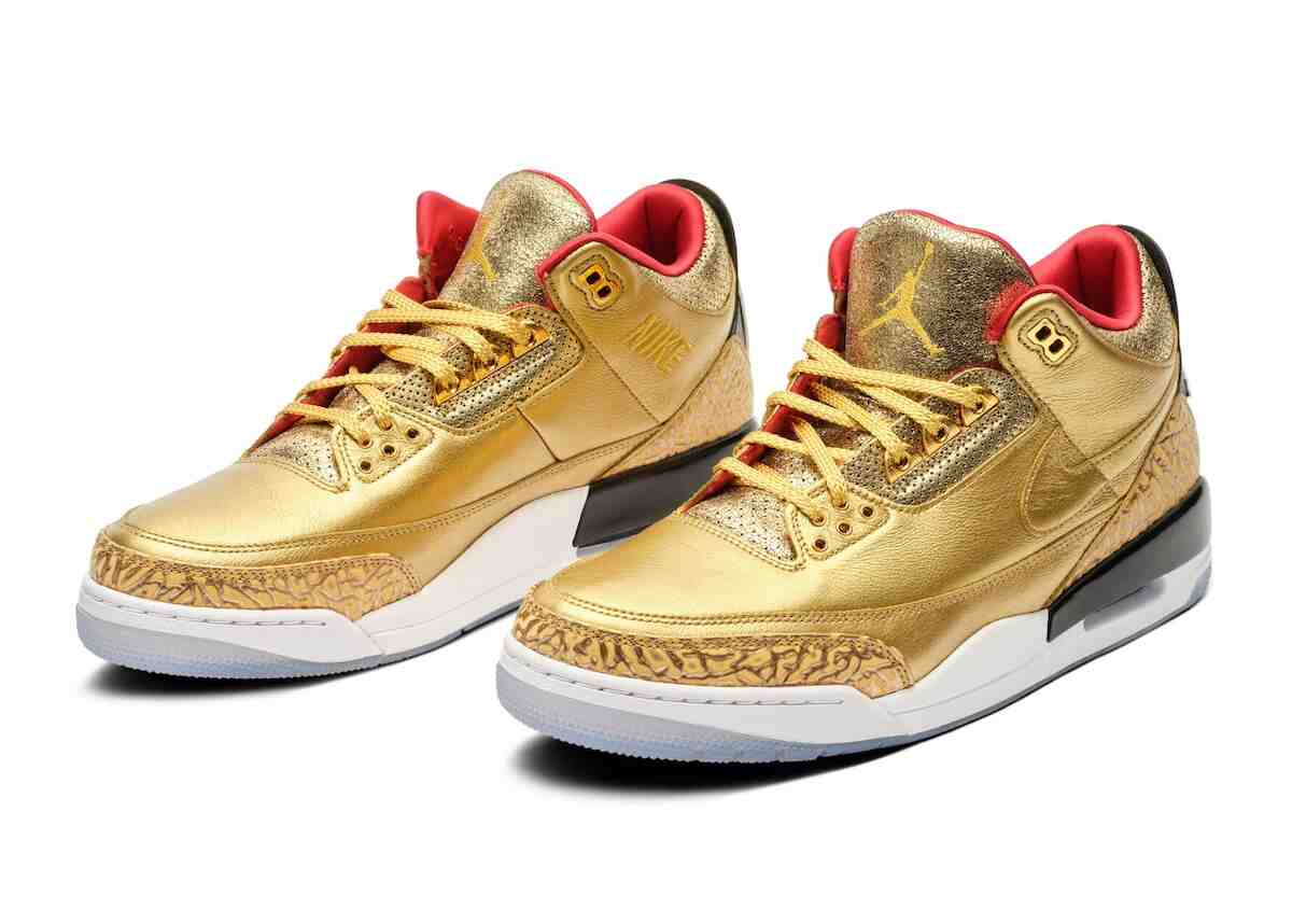 Spike Lee, Air Jordan 3 - 斯派克-李的 Air Jordan 3 "Gold Oscars" PE 拍賣