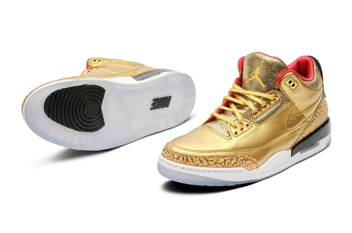 Spike Lee, Air Jordan 3 - 斯派克-李的 Air Jordan 3 "Gold Oscars" PE 拍賣