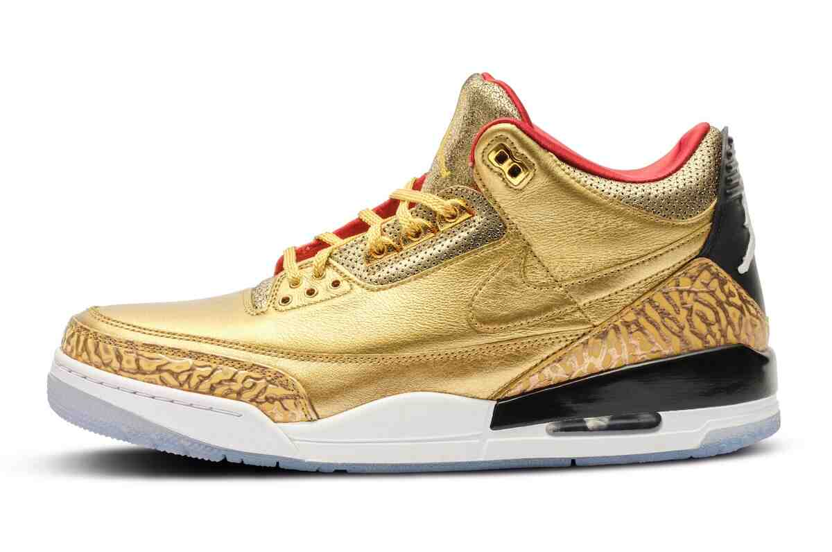 Spike Lee, Air Jordan 3 - 斯派克-李的 Air Jordan 3 "Gold Oscars" PE 拍賣