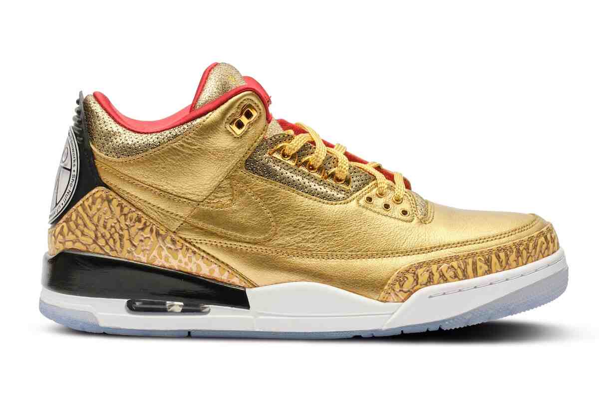 Spike Lee, Air Jordan 3 - 斯派克-李的 Air Jordan 3 "Gold Oscars" PE 拍賣