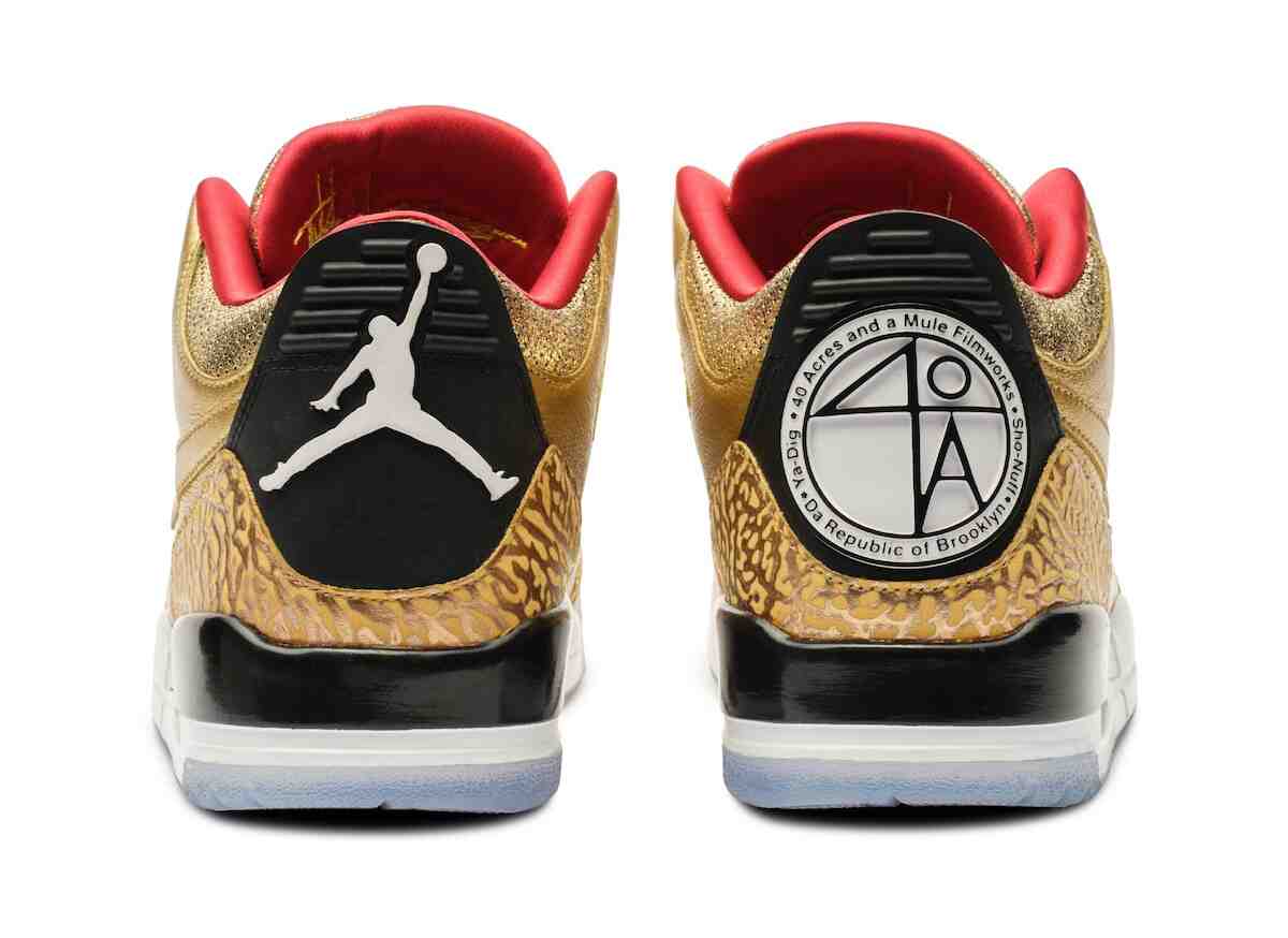 Spike Lee, Air Jordan 3 - 斯派克-李的 Air Jordan 3 "Gold Oscars" PE 拍賣