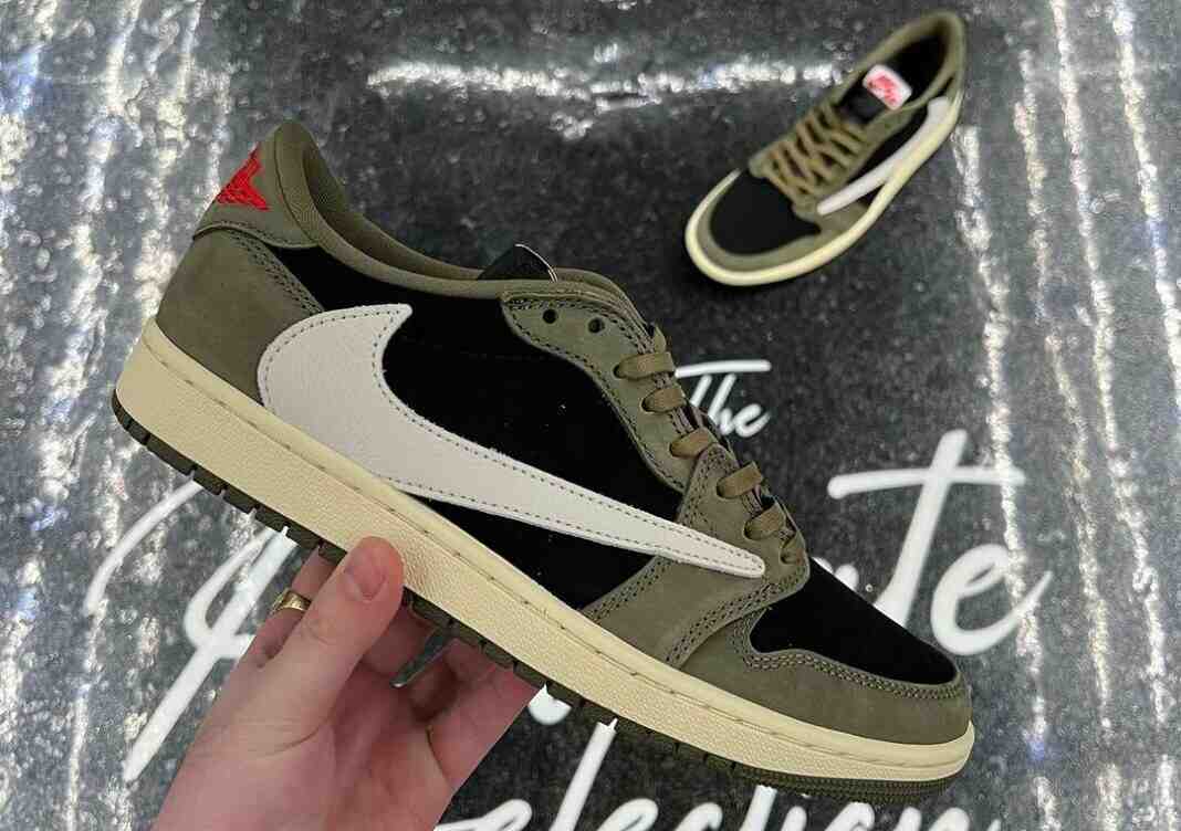 Travis Scott Air Jordan 1, Travis Scott, Air Jordan 1 Low, Air Jordan 1 - 特拉維斯-斯科特 x Air Jordan 1 Low OG "黑橄欖 "2024 年秋季發佈