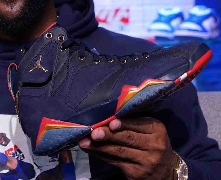 Trophy Room x Air Jordan 7, Trophy Room x Air Jordan 1, Trophy Room, Air Jordan 7, Air Jordan 1 - 馬庫斯-喬丹展示未發佈的 Trophy Room x Air Jordan 樣品