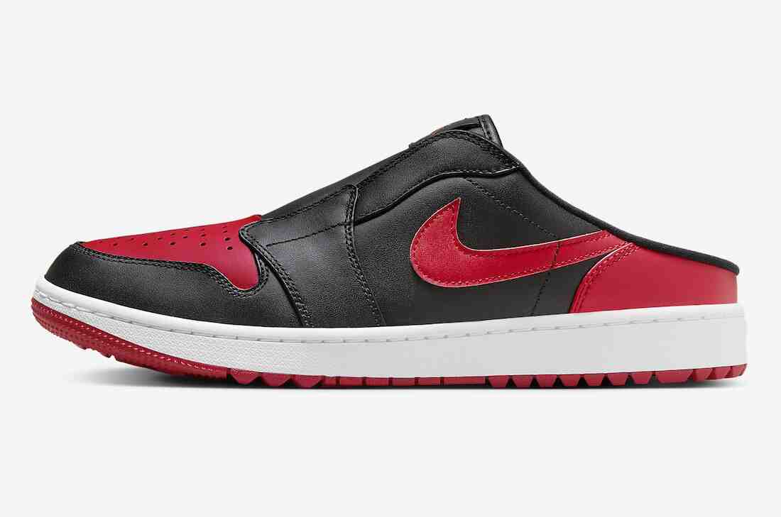 Air Jordan Mule, Air Jordan 1 Low Golf, Air Jordan 1, Air Jordan - Air Jordan Mule Golf "Bred "於 2024 年 2 月發佈