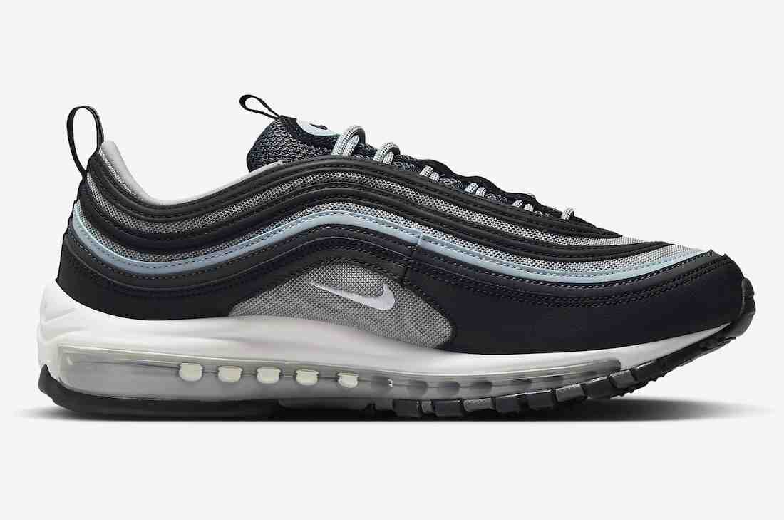 Nike Air Max 97, Nike - 耐克 Air Max 97 "藍錫/鐵灰 "女裝加入 "SWOOSH!"套裝