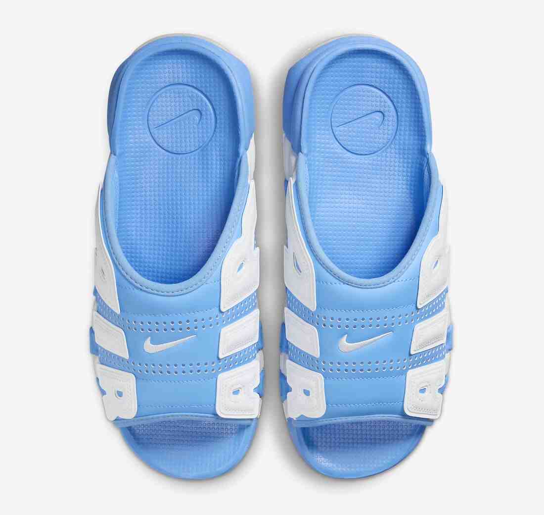 Nike Air More Uptempo Slide, Nike Air More Uptempo, Nike - 耐克 Air More Uptempo Slide "大學藍 "2024 年春季發佈