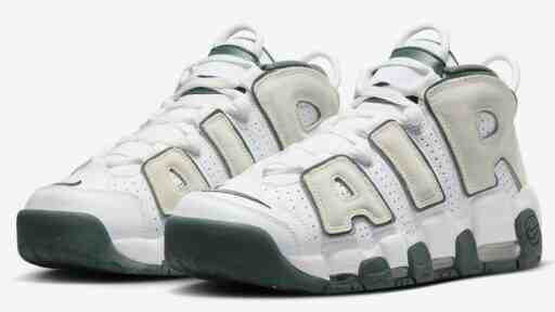 Nike Air More Uptempo, Nike - 耐克 Air More Uptempo "復古綠 "2024 年春季發佈