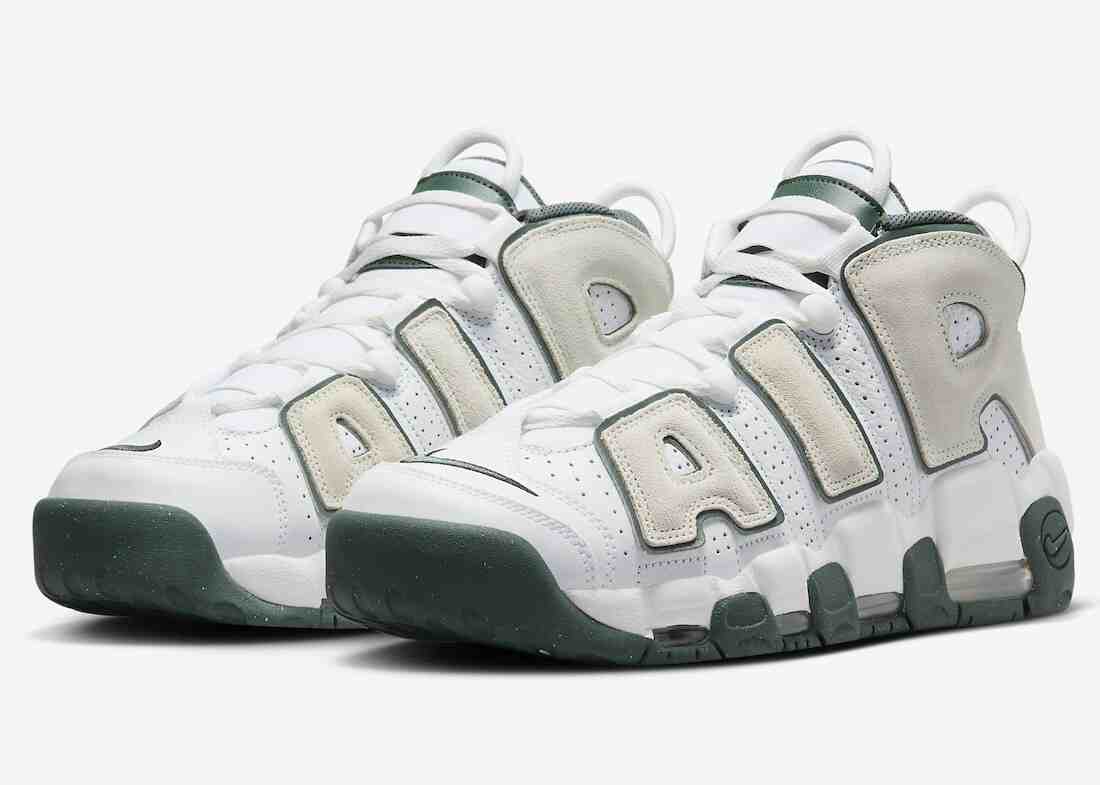 Nike Air More Uptempo, Nike - 耐克 Air More Uptempo "復古綠 "2024 年春季發佈