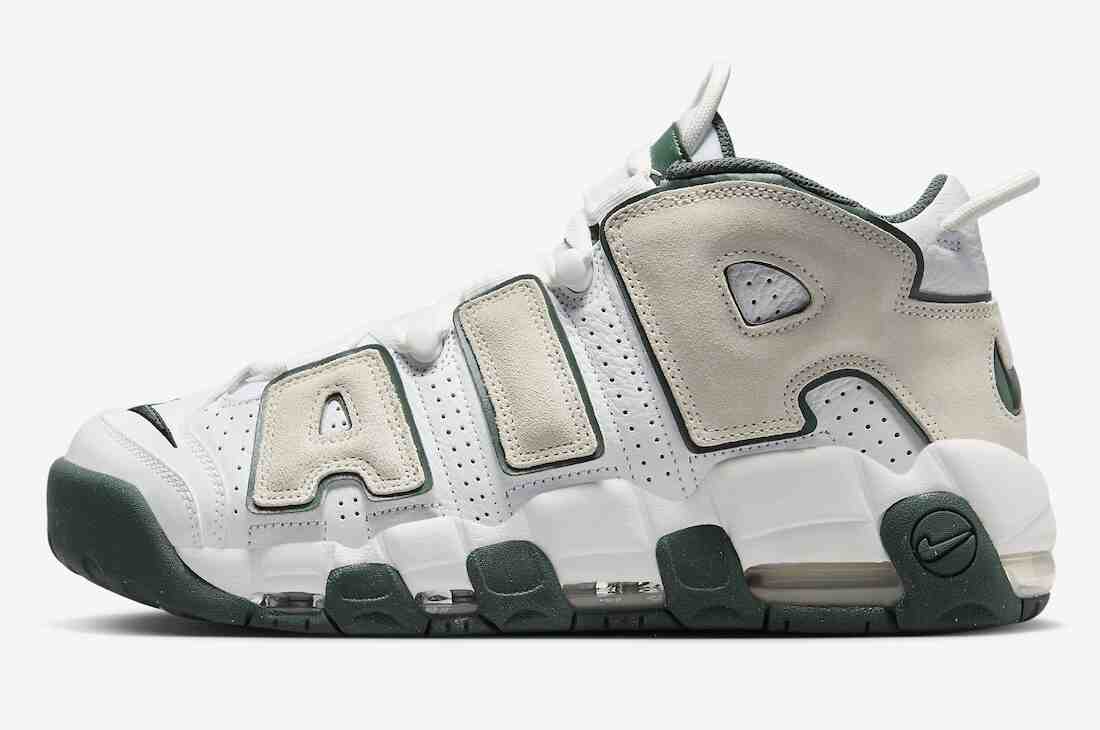 Nike Air More Uptempo, Nike - 耐克 Air More Uptempo "復古綠 "2024 年春季發佈