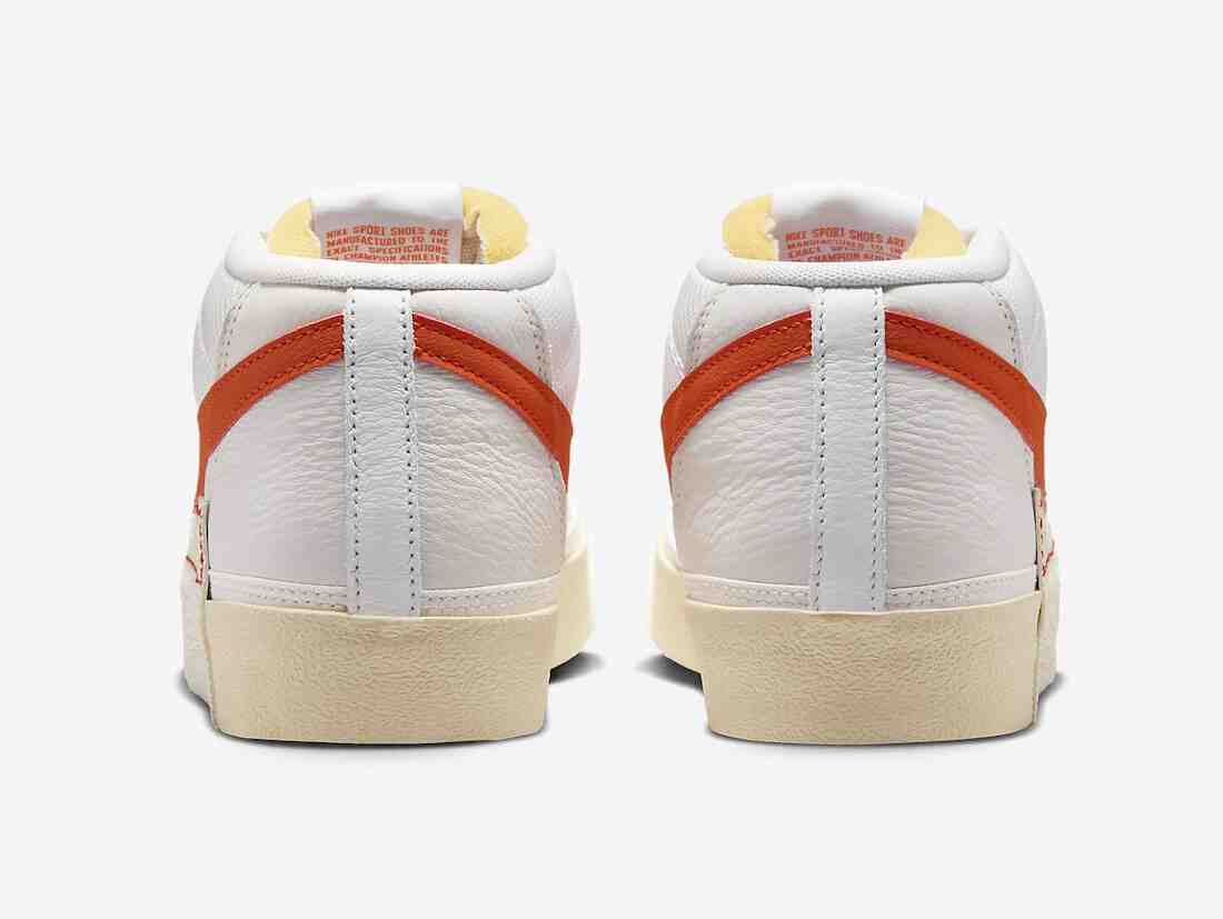 Nike Blazer Low, Nike Blazer, Nike - 耐克 Blazer Low Pro 俱樂部 "白色/橙色 "款亮相