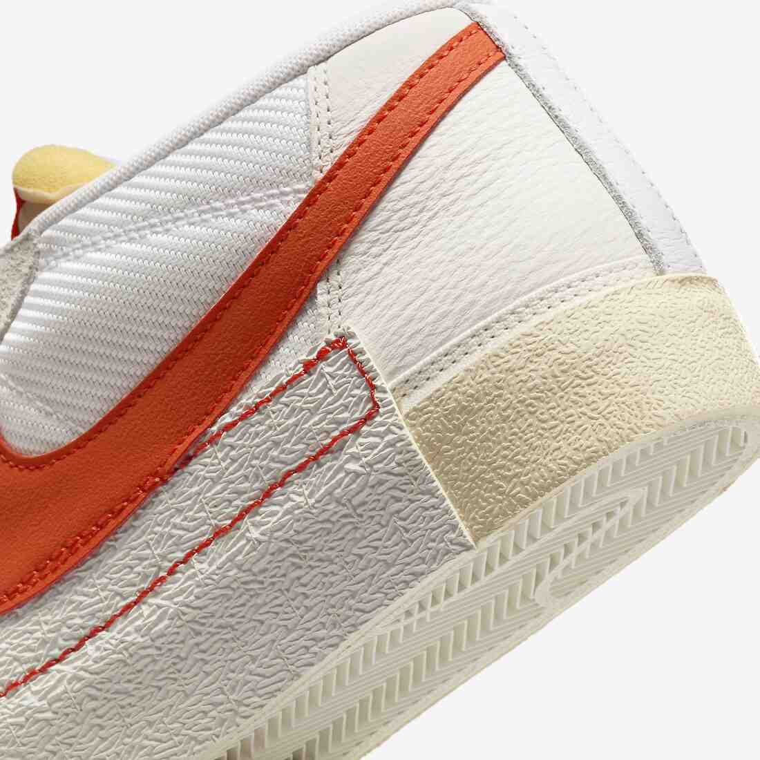 Nike Blazer Low, Nike Blazer, Nike - 耐克 Blazer Low Pro 俱樂部 "白色/橙色 "款亮相