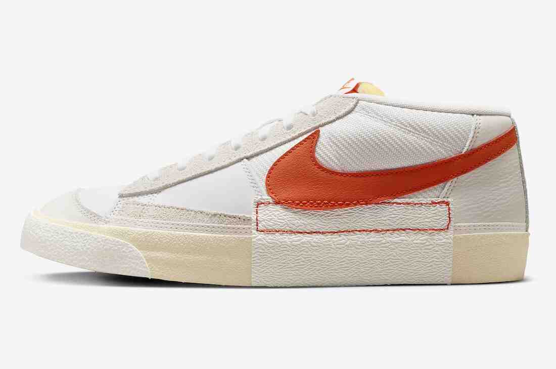 Nike Blazer Low, Nike Blazer, Nike - 耐克 Blazer Low Pro 俱樂部 "白色/橙色 "款亮相