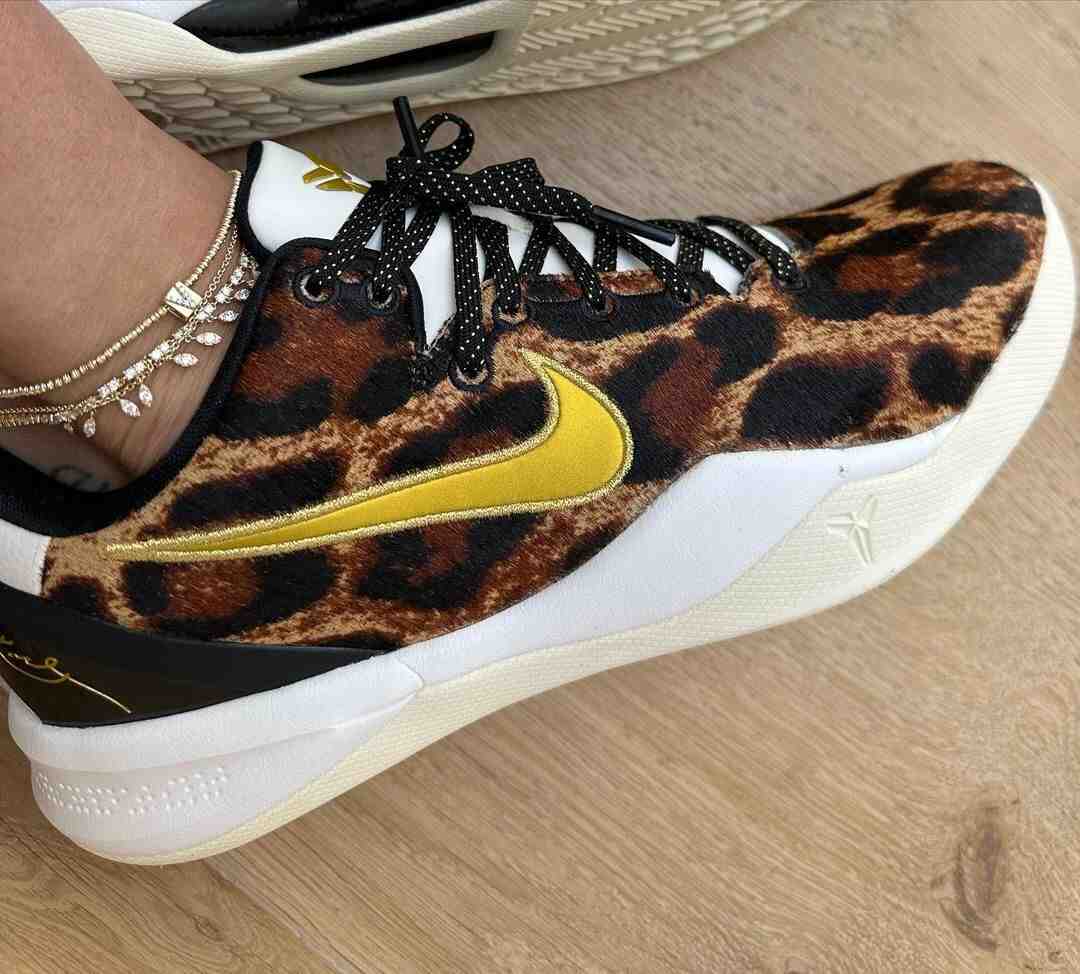 Nike Kobe 8 Protro, Nike Kobe 8, Nike - 凡妮莎-布萊恩特分享耐克 Kobe 8 Protro "豹紋 "PE