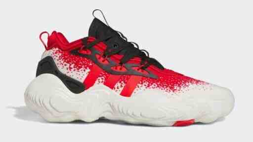 adidas Trae Young 3, adidas - 阿迪達斯特雷-楊 3 "白色/紅色 "於 2024 年 2 月發佈