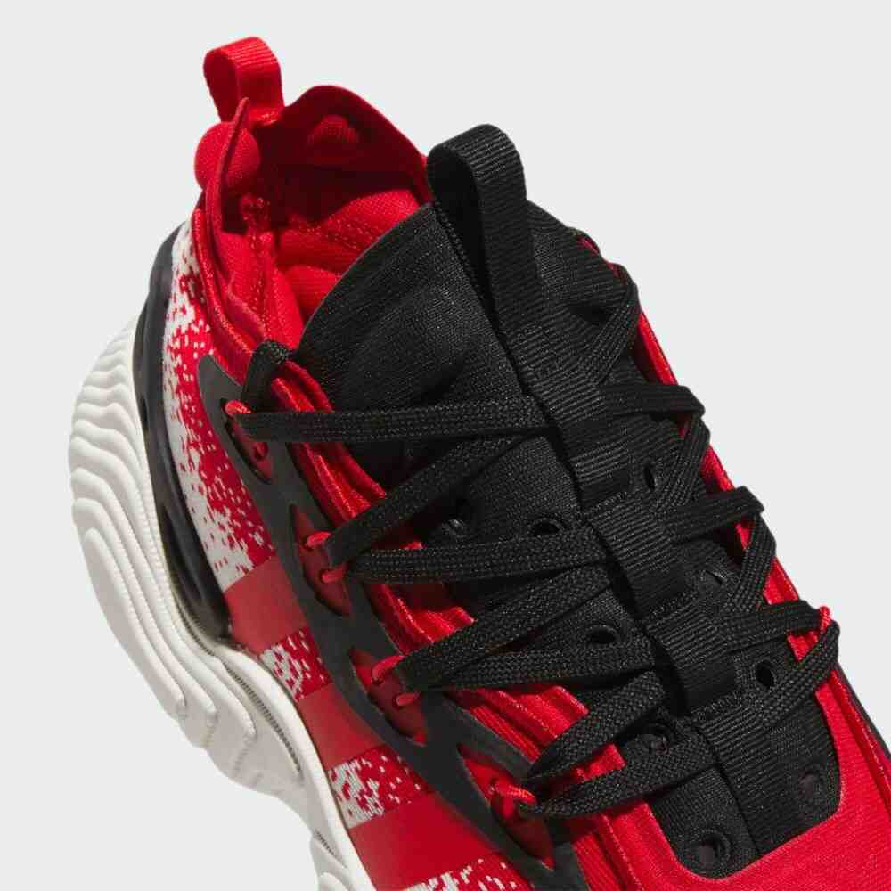 阿迪達斯特雷-楊 3 "白色/紅色 "於 2024 年 2 月發佈 adidas Trae Young 3, adidas - 阿迪達斯特雷-楊 3 "白色/紅色 "於 2024 年 2 月發佈