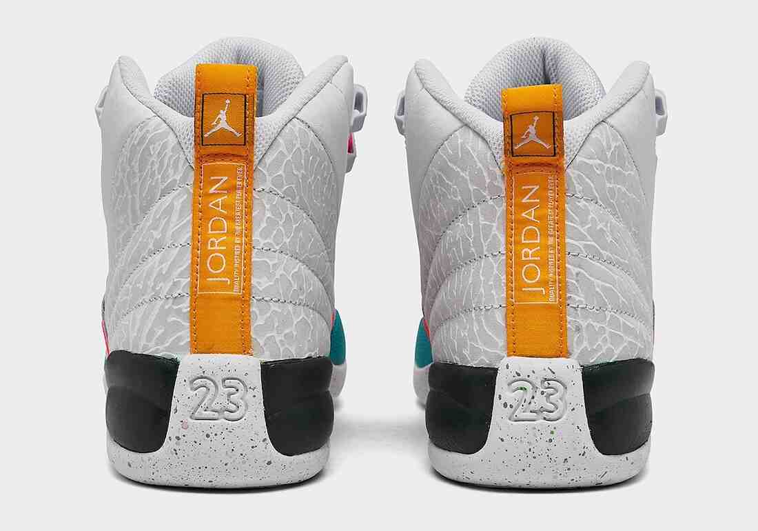 Air Jordan 12, Air Jordan 1, Air Jordan - 帶有大象圖案的 Air Jordan 12 GS "White/Vapor Green "將於 2024 年 2 月發佈