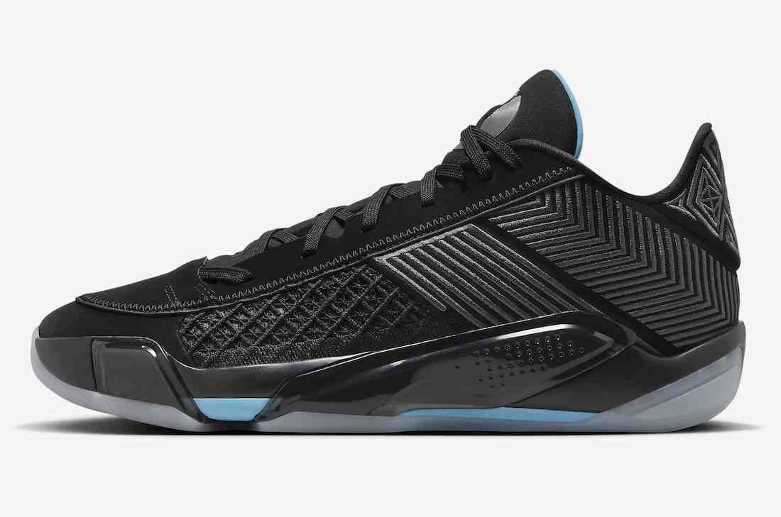 Air Jordan 38 Low, Air Jordan 38, Air Jordan 3 - Air Jordan 38 Low "Black/Gamma Blue" 2024 年 2 月發佈