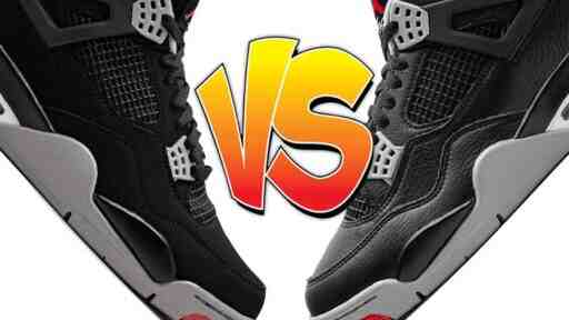 Community Poll, Air Jordan 4 Bred, Air Jordan 4, Air Jordan - 更好的 Air Jordan 4 "Bred "發佈："牛皮 "還是 "皮革"