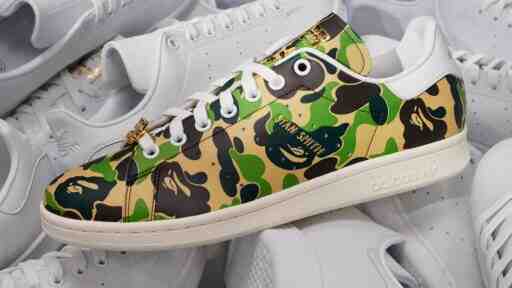 BAPE, adidas Stan Smith, adidas - BAPE x adidas Stan Smith "ABC迷彩 "於 2024 年 2 月發佈