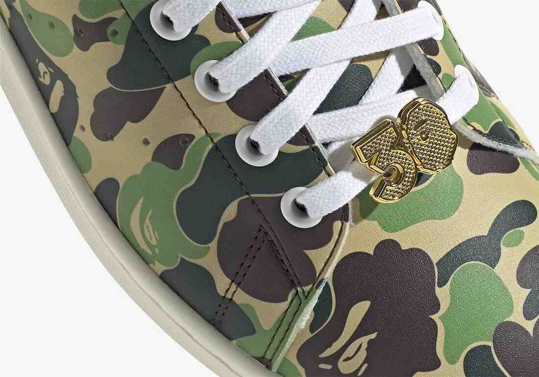 BAPE, adidas Stan Smith, adidas - BAPE x adidas Stan Smith "ABC迷彩 "於 2024 年 2 月發佈