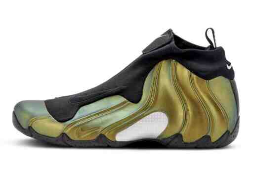 Nike Air Flightposite, Nike - 耐克 Air Flightposite "金屬金 "2024 年假日回歸