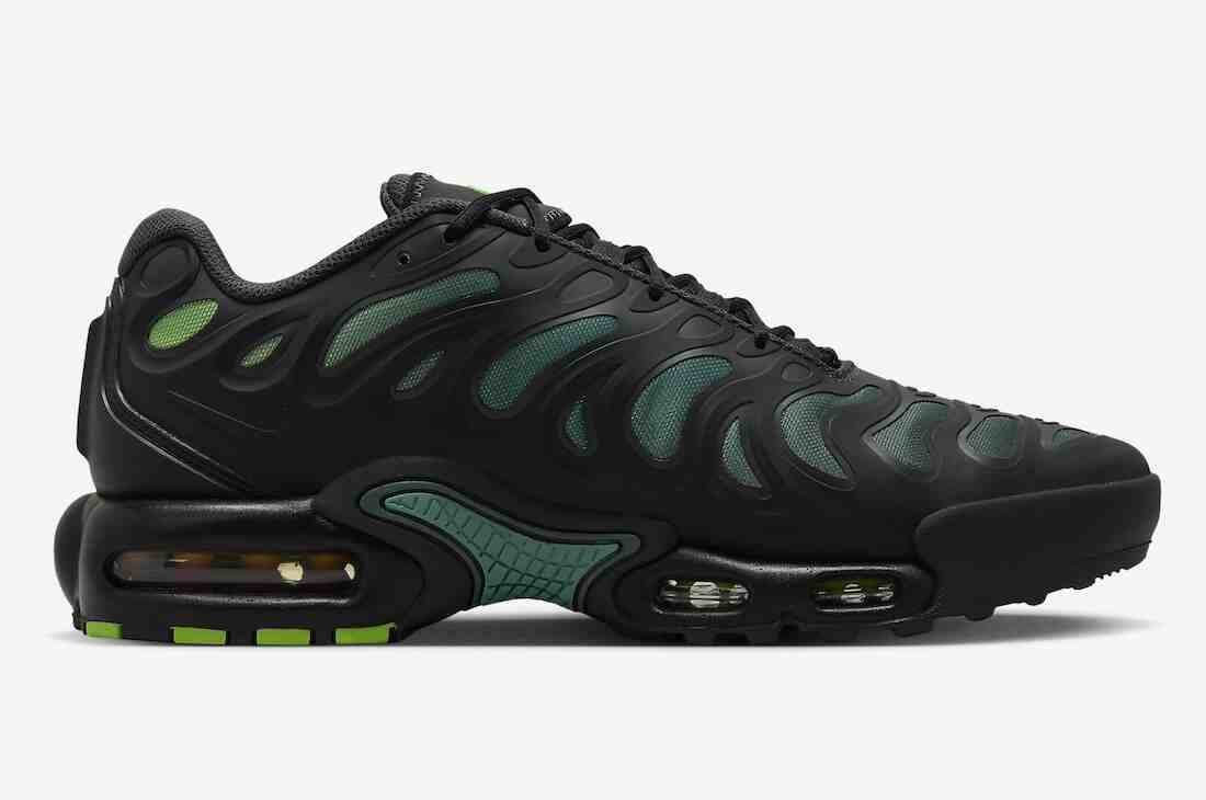 Nike Air Max Plus Drift, Nike Air Max Plus, Nike - 耐克 Air Max Plus Drift "黑色/復古綠 "2024 年 2 月發佈