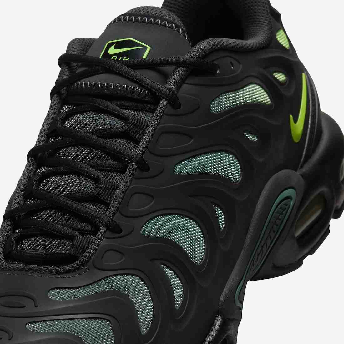 Nike Air Max Plus Drift, Nike Air Max Plus, Nike - 耐克 Air Max Plus Drift "黑色/復古綠 "2024 年 2 月發佈