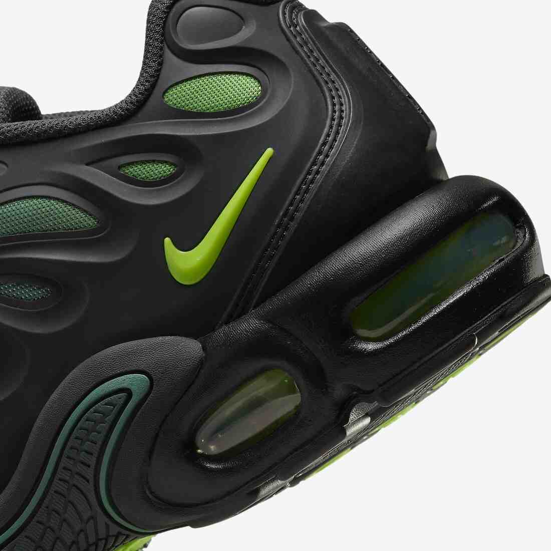 Nike Air Max Plus Drift, Nike Air Max Plus, Nike - 耐克 Air Max Plus Drift "黑色/復古綠 "2024 年 2 月發佈