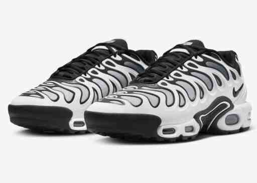 Nike Air Max Plus Drift, Nike Air Max Plus, Nike - 耐克 Air Max Plus Drift "白/黑 "配色浮出水面