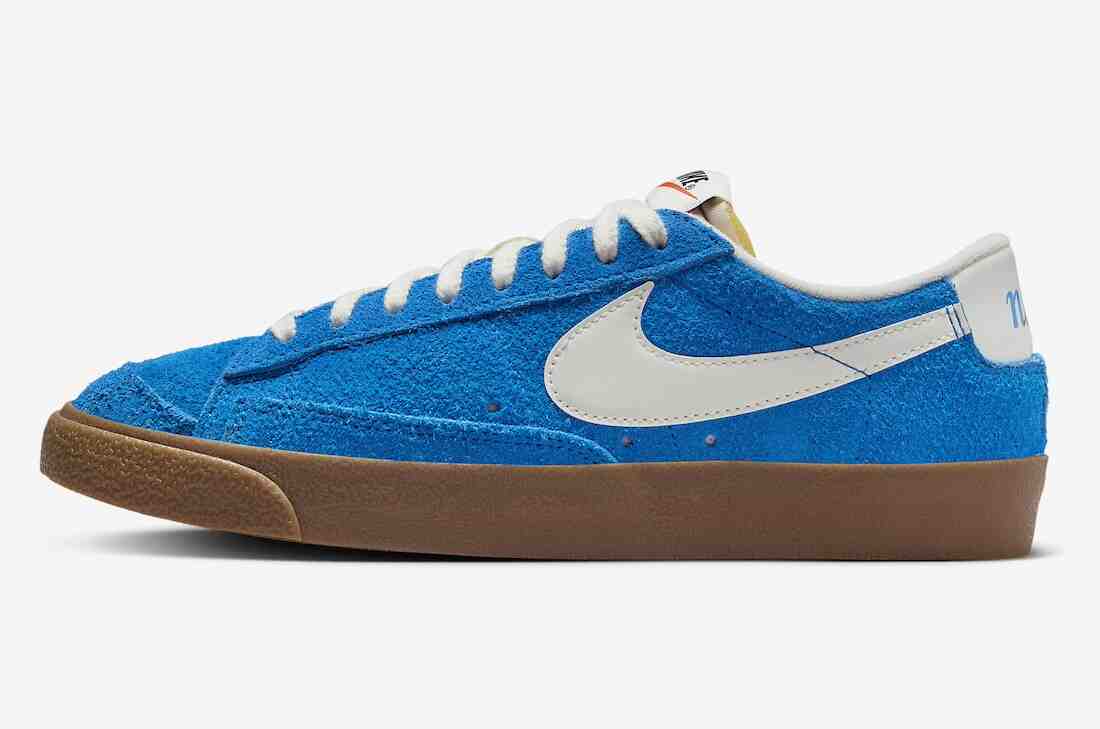 Nike Blazer Low, Nike Blazer, Nike - 耐克 Blazer Low '77 "藍色麂皮 "2024 年春季發佈