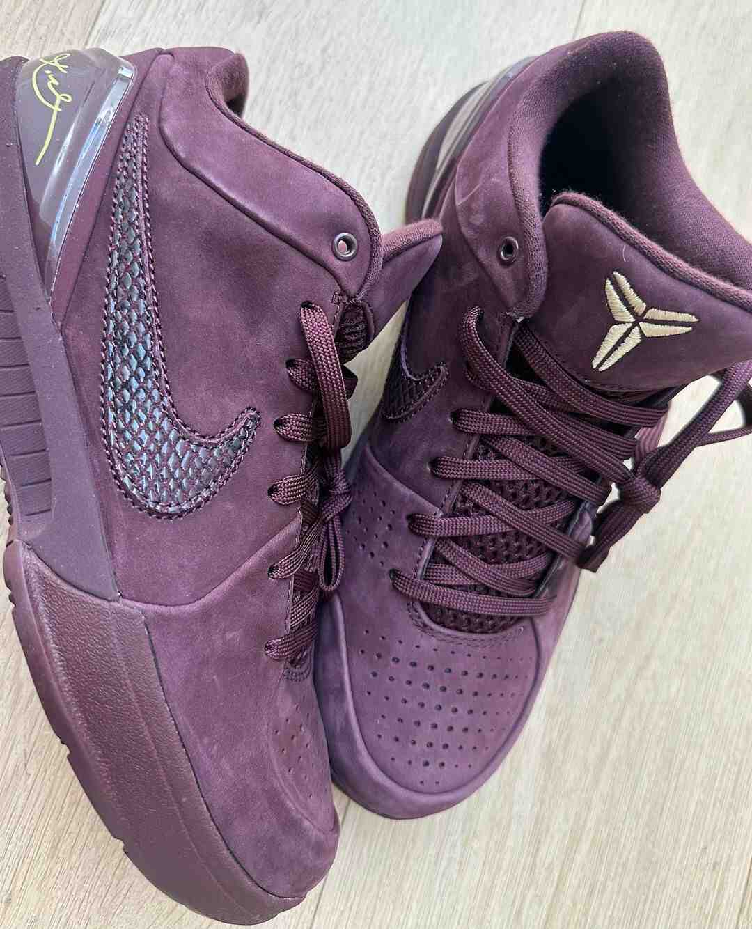 Nike Kobe 4, Nike - 凡妮莎-布萊恩特分享耐克科比 4 "維諾 "PE