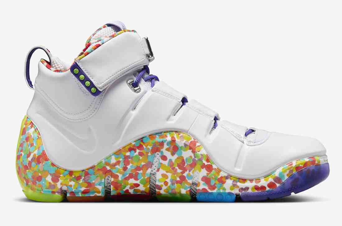 Nike LeBron 4 Fruity Pebbles, Nike LeBron 4, Nike - 耐克勒布朗 4 "果味卵石 "2024 年 3 月發佈