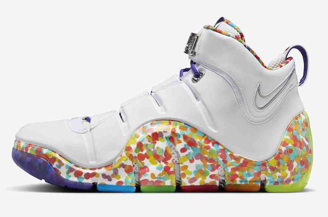 Nike LeBron 4 Fruity Pebbles, Nike LeBron 4, Nike - 耐克勒布朗 4 "果味卵石 "2024 年 3 月發佈