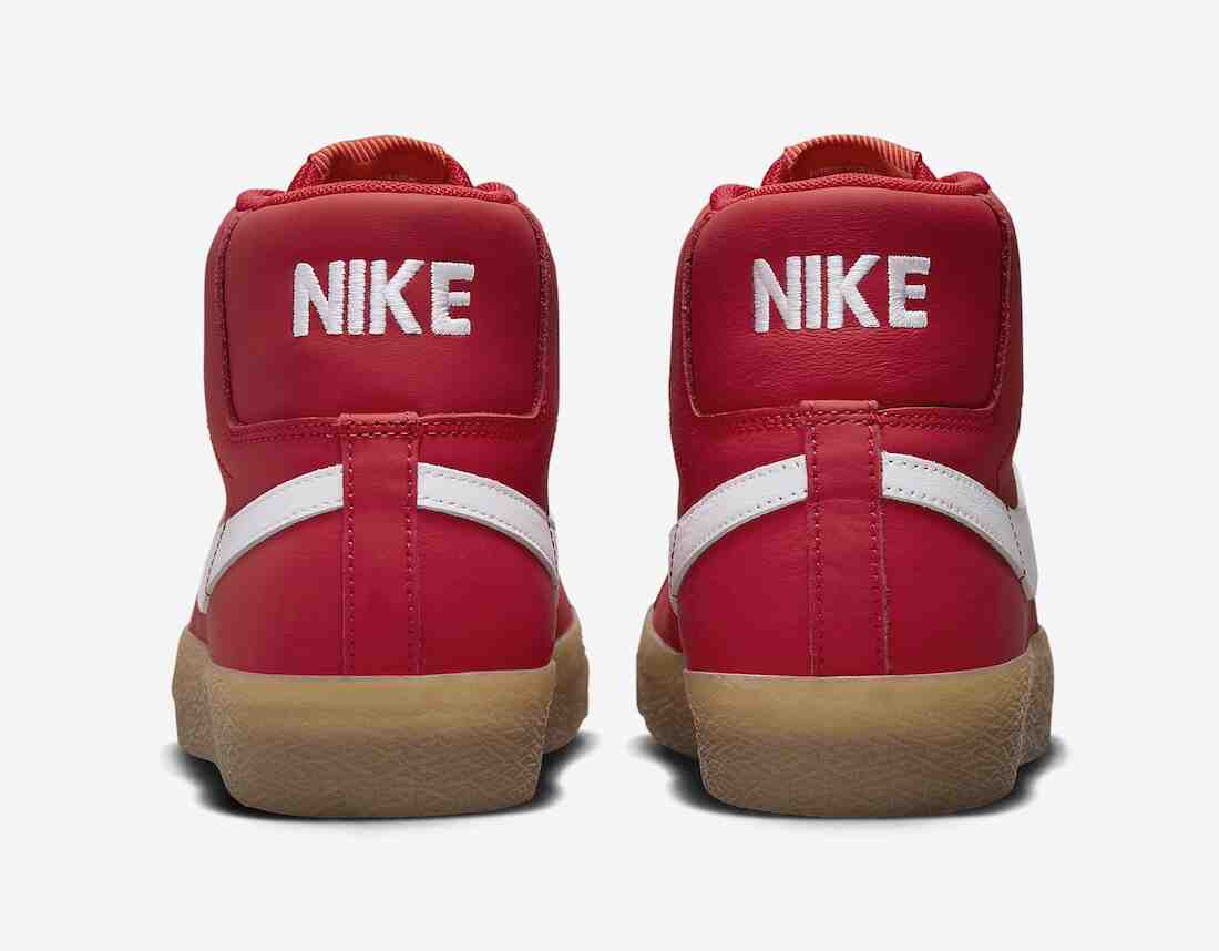 Nike SB Blazer Mid, Nike SB Blazer, Nike - 耐克 SB Blazer Mid 橙色標簽 "紅膠 "2024 年春季發佈