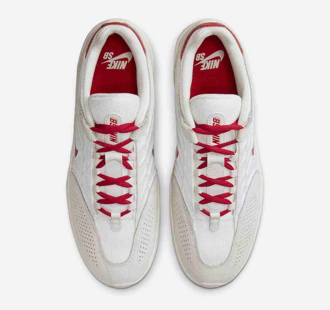 耐克 SB Vertebrae "高峰白/大學紅 "2024 年 3 月發佈 Nike SB Vertebrae, Nike SB, Nike - 耐克 SB Vertebrae "高峰白/大學紅 "2024 年 3 月發佈