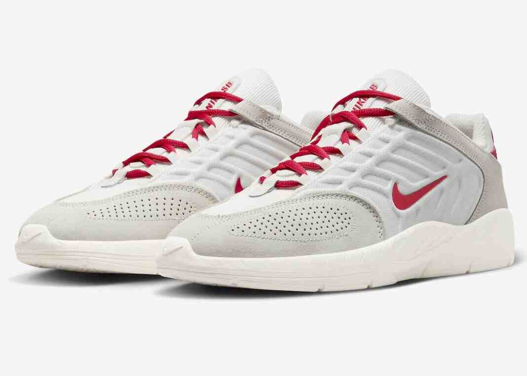 Nike SB Vertebrae, Nike SB, Nike - 耐克 SB Vertebrae "高峰白/大學紅 "2024 年 3 月發佈